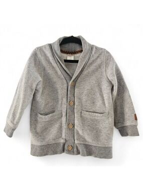5/$25 H&M Toddler Grey Button Cardigan 12–18 Months